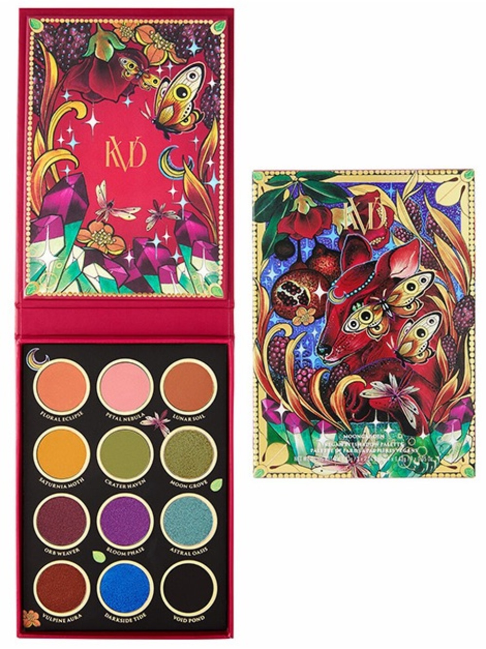 Vibrant 12-Color Eyeshadow Palette by